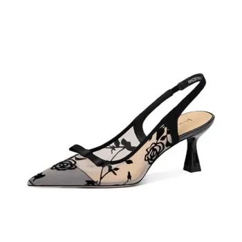 JESSICA SOPHIA Slim Heel High Heels 5.5cm Women's Black