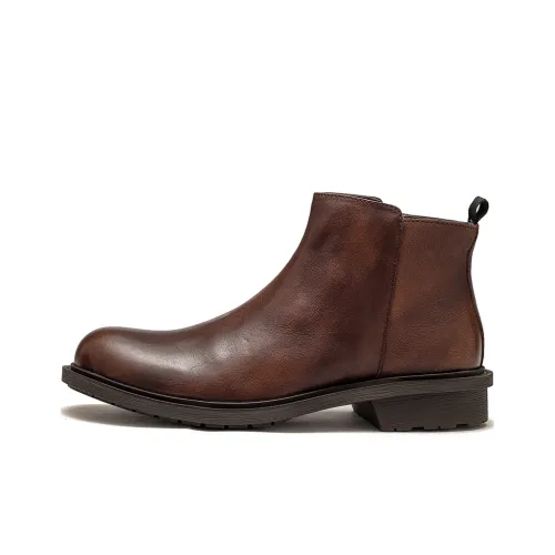 Jay Ankle Boots Men Brown