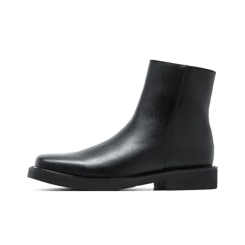 Beidouniao Ankle Boots Men's Black