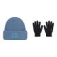 Blue Hood+Black Glove