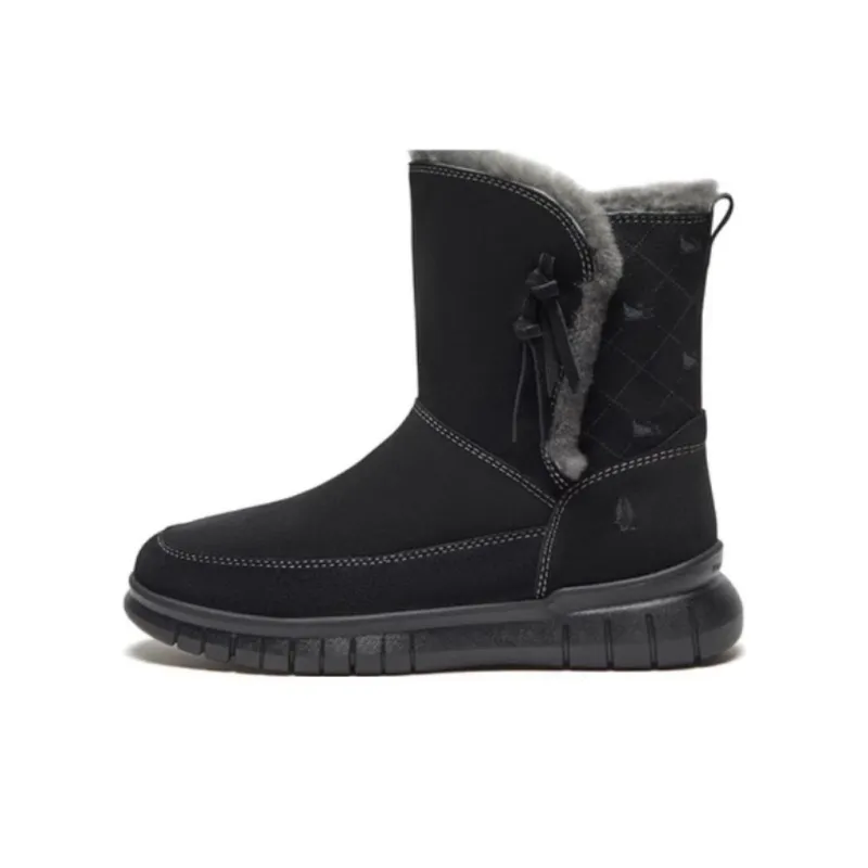 Hush Puppies Casual Collection Warm And Wear-Resistant Short Snow Boots Women's-0