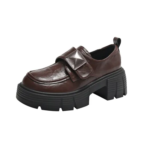GEJIANI High Heels Women's Brown/Black
