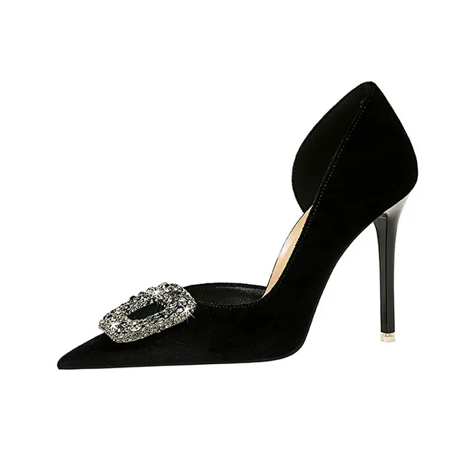 BIGTREE Slim Heel High Heels 10.5cm Women's-0