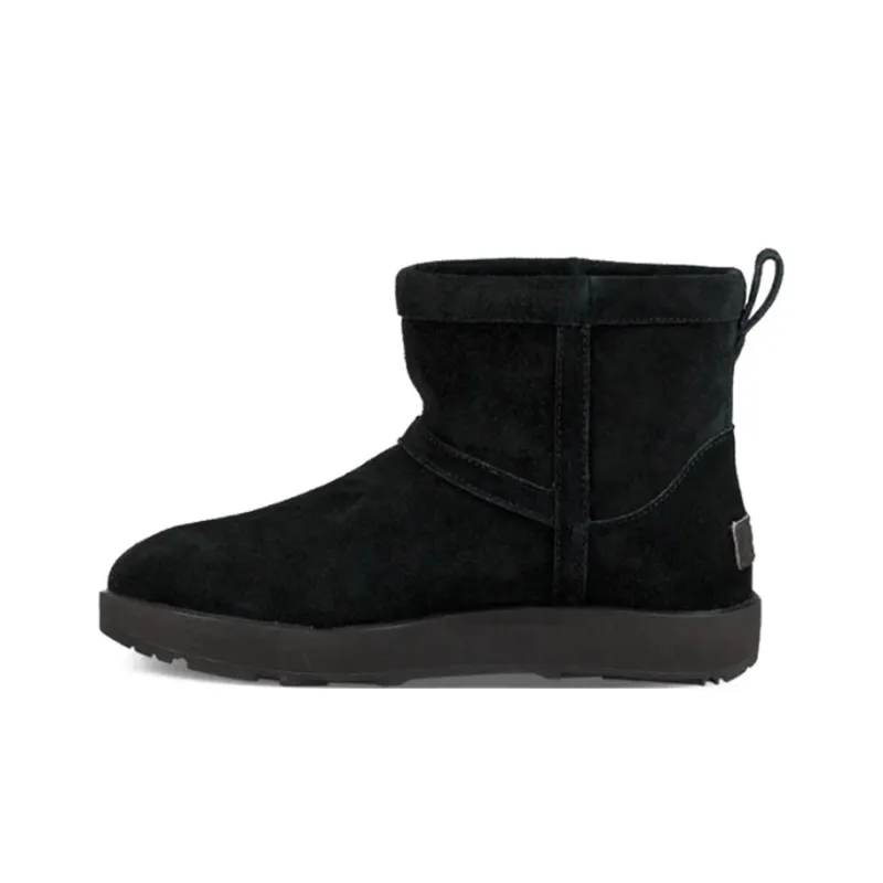UGG Classic Mini Waterproof Fleece Lined Black Women's-0