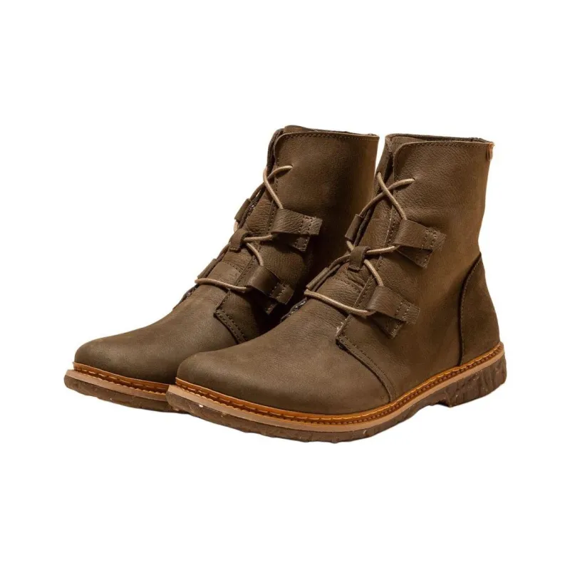 El Naturalista ANGKOR Ankle Boots 2cm Women's Green-1