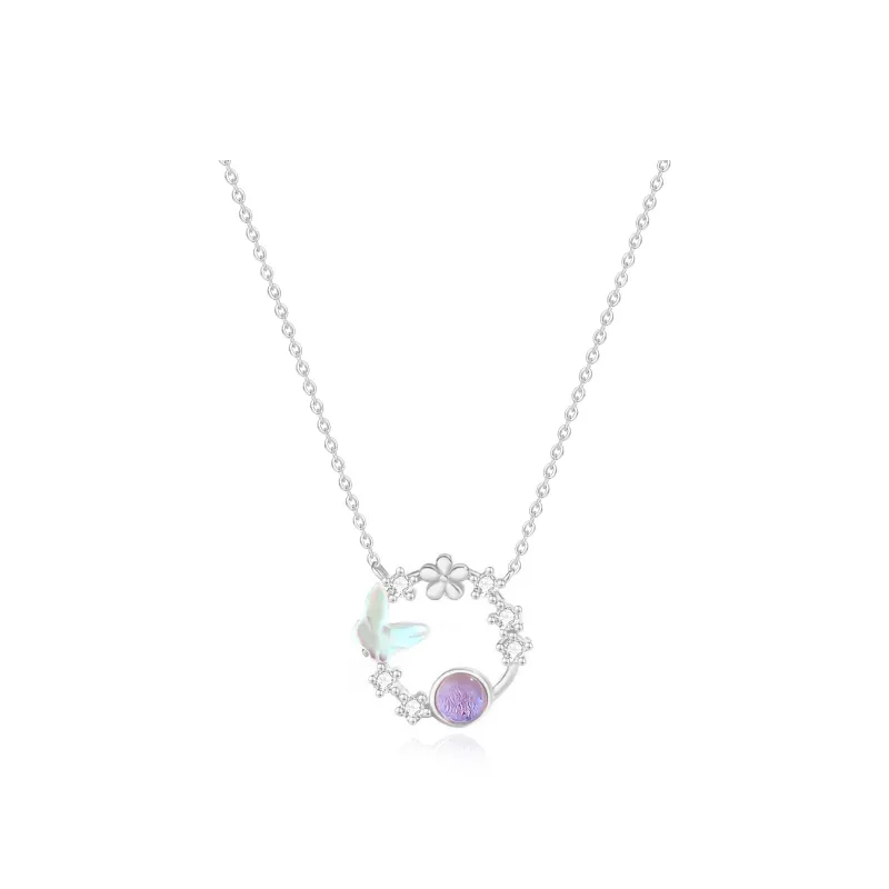 KEMLAIDA S925 Silver Women's Necklace Women's-5