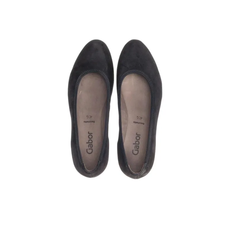 Gabor Wedge Heel High Heels 4cm Women's Black-2