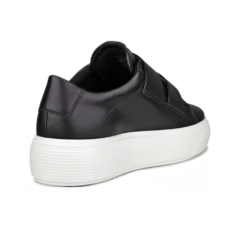 Ecco Low Top Skateboard Shoes Women's Black-2