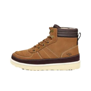 UGG Highland High Top Lacing Fleece Lined Brown