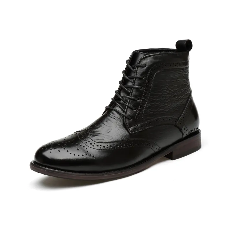 AIPSEN Short Martin Boot Men's Black-1