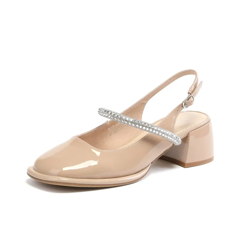 ST&SAT Chunky Heel High Heels 5.5cm Women's-6