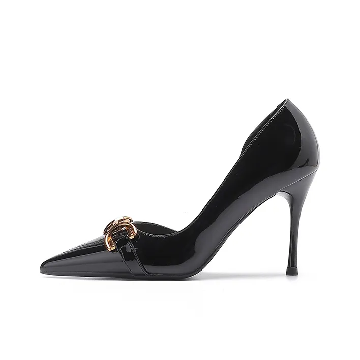Zubumei Slim Heel High Heels 9cm Women's-0