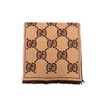 GUCCI GG Knit Scarves Unisex