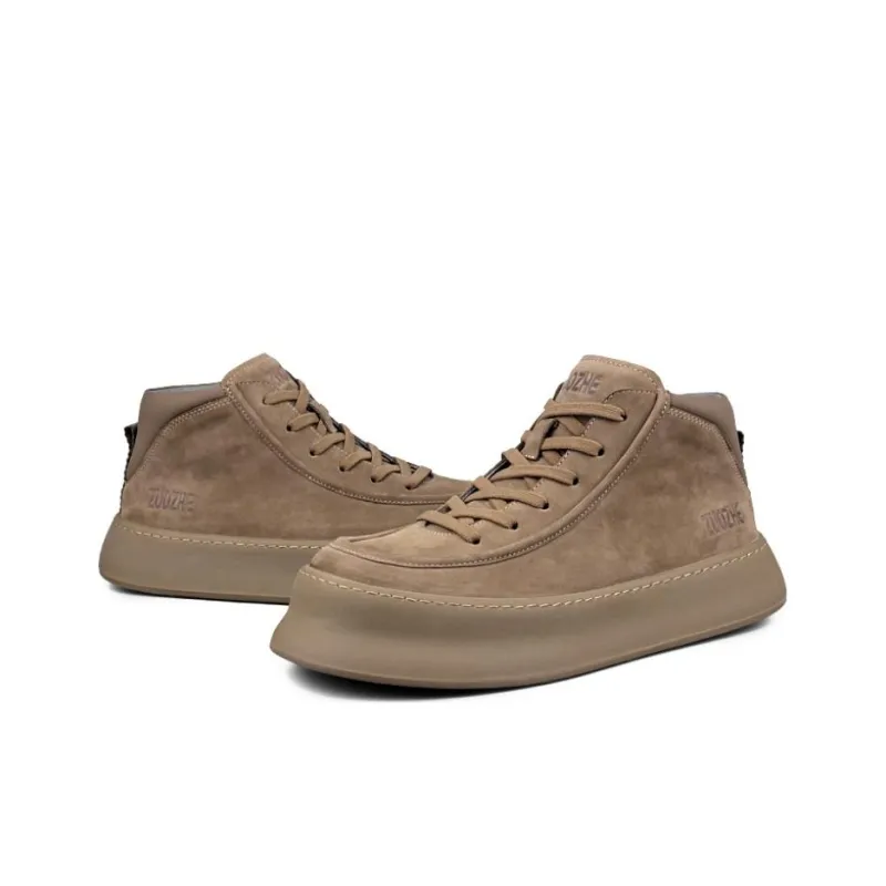 ZUOZHE Ankle Boots Platform Men's-2