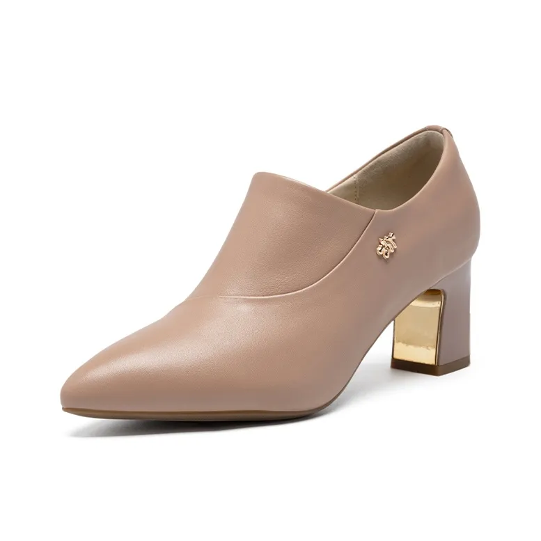 ZHR Chunky Heel High Heels 6.5cm Women's-8