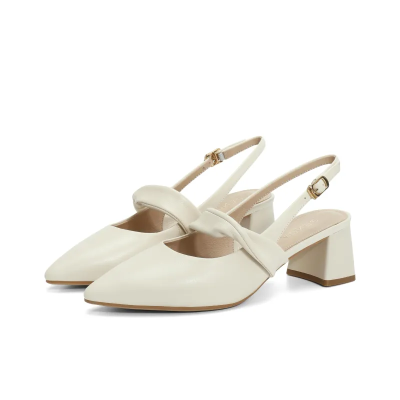 Senda Chunky Heel High Heels 5cm Women's-3
