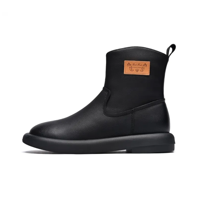 ZHR Ankle Boots Women's Black/Camel-12