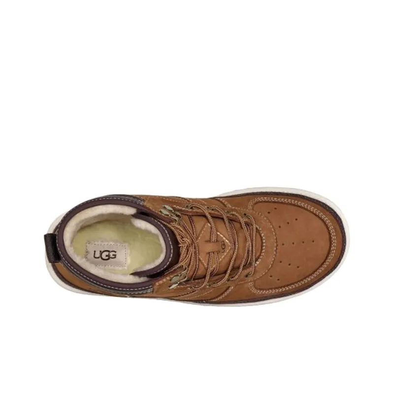 UGG Highland High Top Lacing Fleece Lined Brown-4