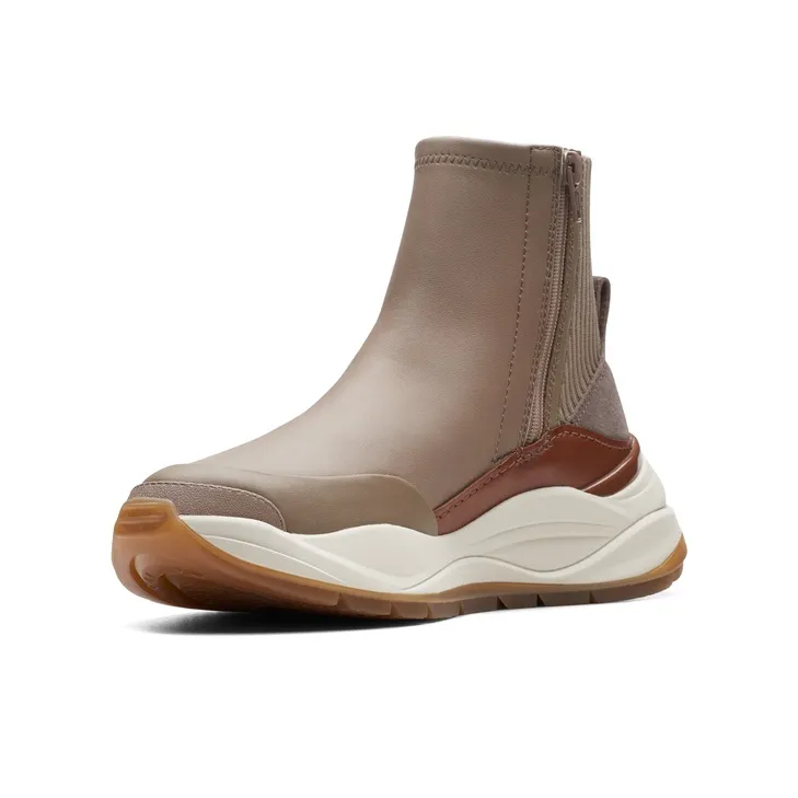 Clarks Lightweight Series Ankle Boots Women's Dark Khaki-1