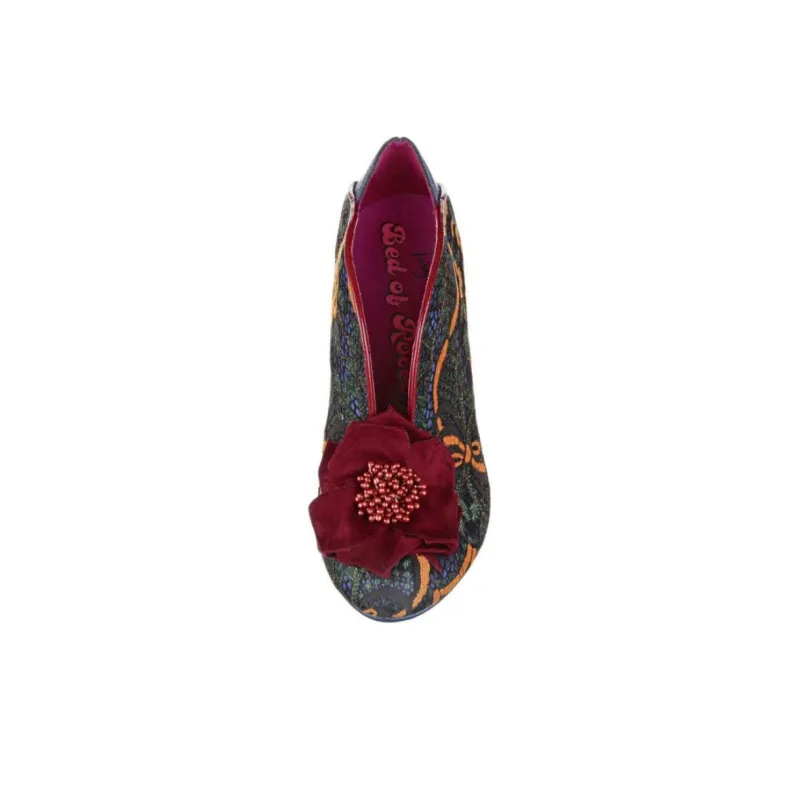 IRREGULAR CHOICE Moonlit Serenade Slim Heel High Heels 8cm Women's Turquoise-4