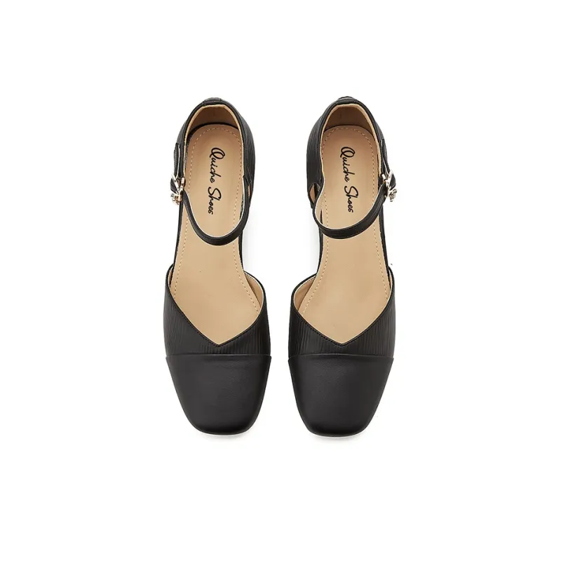 QUICHESHOES Chunky Heel High Heels 5.5cm Women's-8