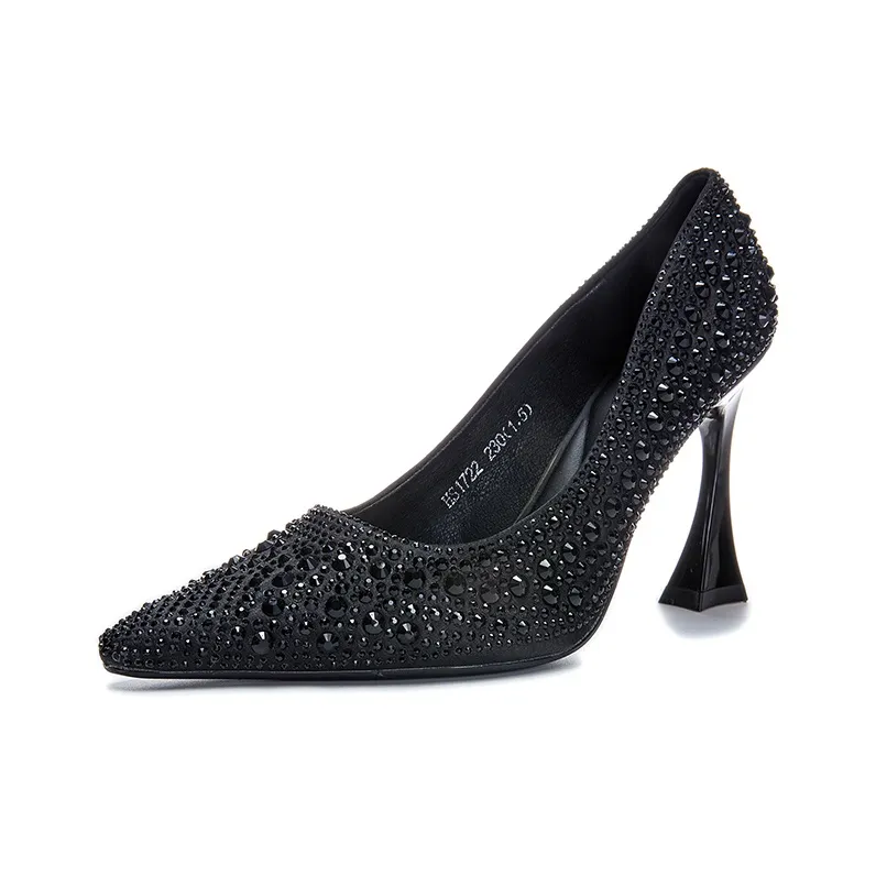 POOQ Slim Heel High Heels 9.5CM Women's-1