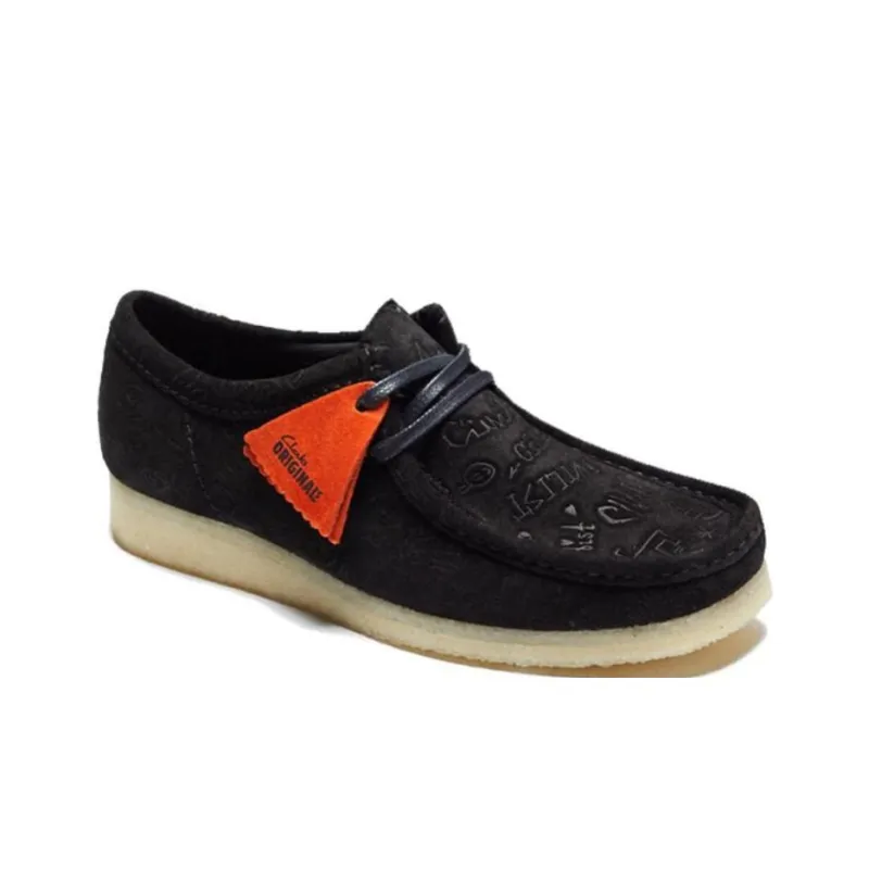 Clarks X Civilist Embossed Suede 'Black'-1