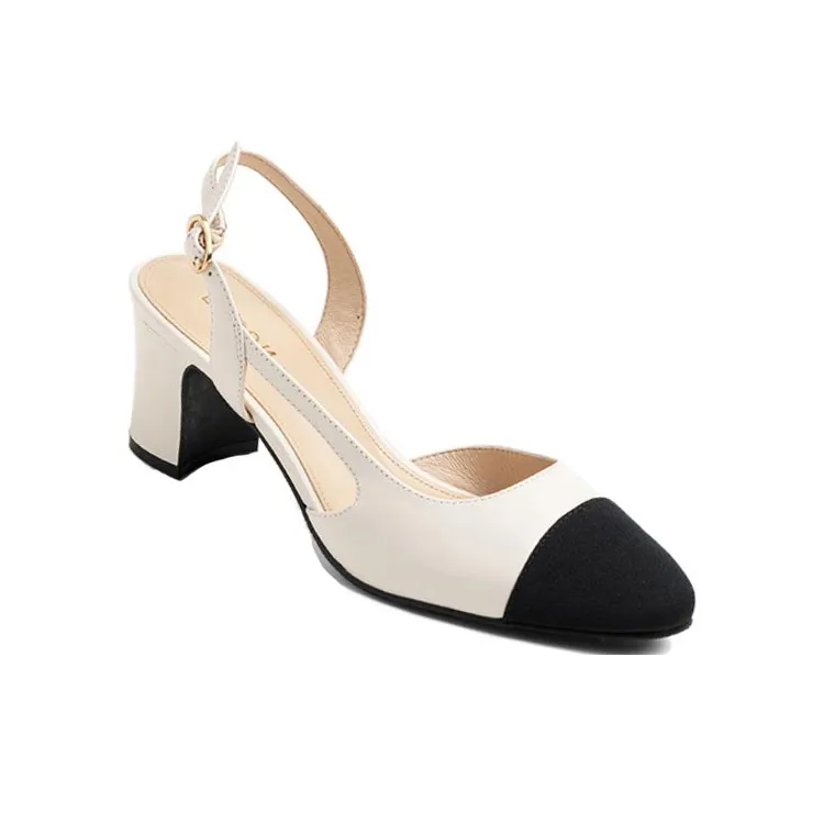 PT'SON Chunky Heel High Heels Women's-1