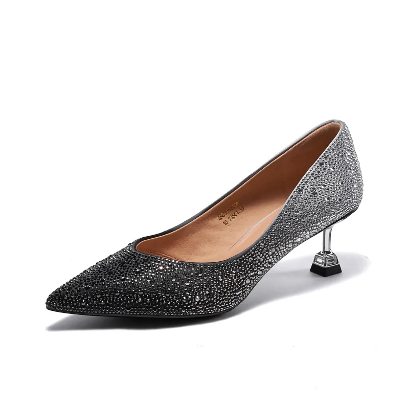 ST&SAT Wedding Shoes For Couples Slim Heel High Heels 5.5cm Women's-7