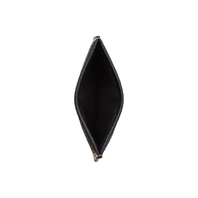 MARC JACOBS Eggstone Grain Leather Card Holder Women's Leopard-2