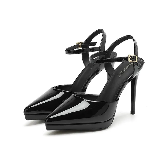 Zubumei Slim Heel High Heels 10.5cm Women's-1