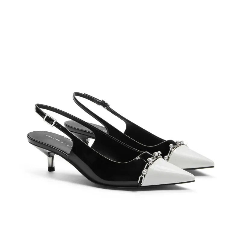 CHARLES&KEITH Slim Heel High Heels 5.3cm Women's-4