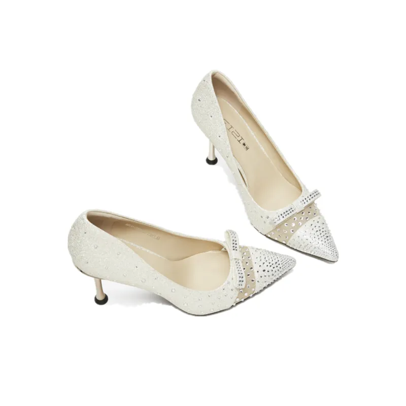 Lazi Slim Heel High Heels 8.5cm Women's-4
