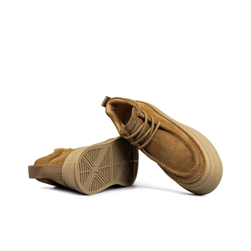 ZUOZHE Ankle Boots Platform Men's-4