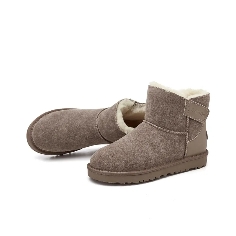 DAPHNE Thermal Short Snow Boots 2cm Women's-9