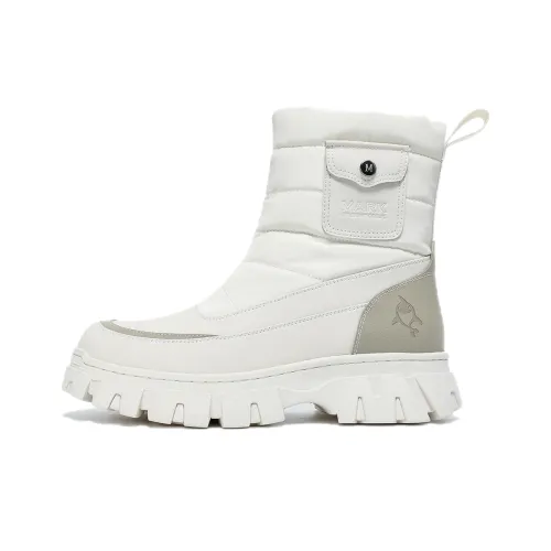 FAIRWHALE Snow Boots Unisex White/Black/Army Green