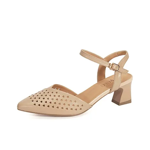 LESELE Chunky Heel High Heels 5.5cm Women's-6