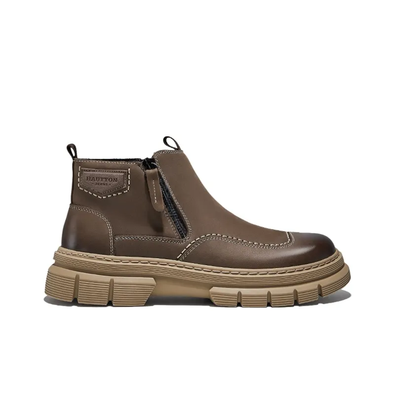 Hautton Ankle Boots Men Umber/Khaki-1