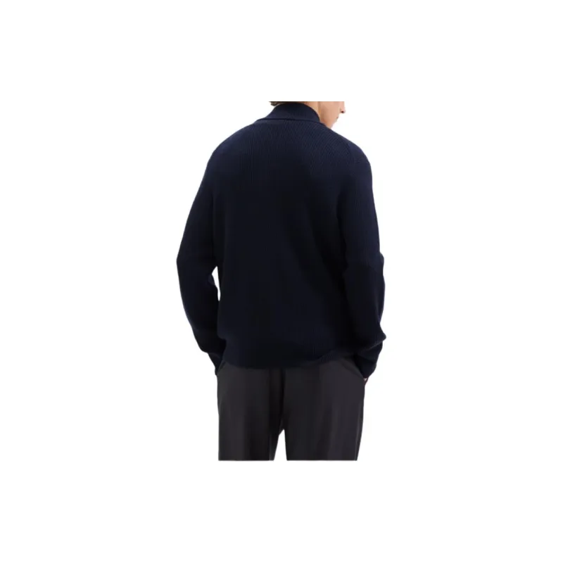 THEORY Sweaters Men Navy Blue-1