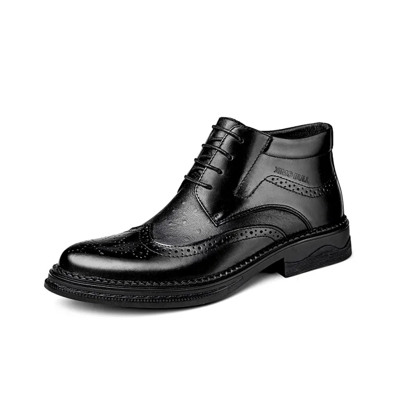 XIMO BULL Ankle Boots Men's Black-1