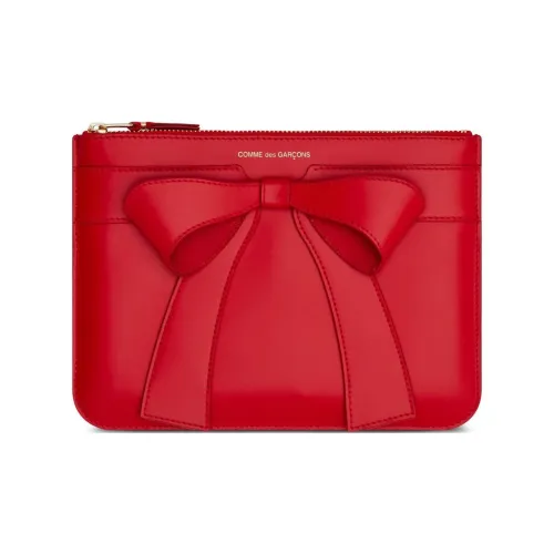 CDG Calfskin Wallet Women's Red