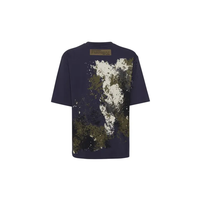 DSQUARED 2 Paint Splatter Crewneck T Shirt-1