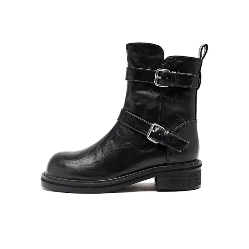 AGSDON Ankle Boots Women's Brown/Black-6