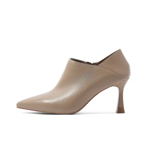 COMELY Ankle Boots Women's Milk Tea