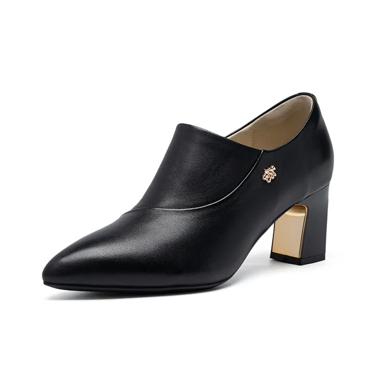 ZHR Chunky Heel High Heels 6.5cm Women's-1