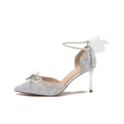 AGSDON Slim Heel High Heels 8cm Women's