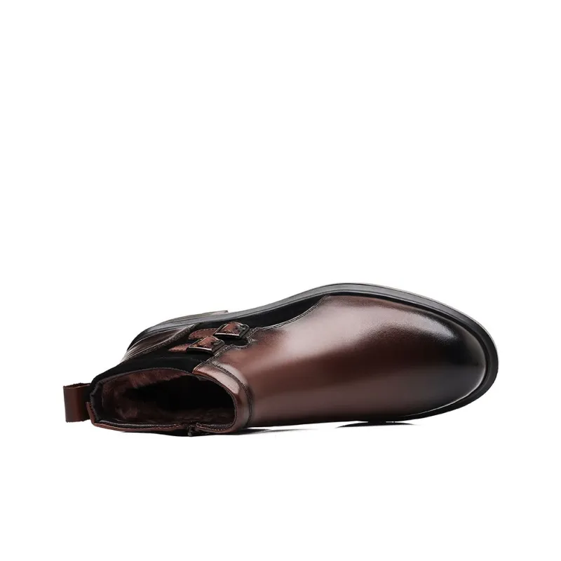 MODENGPAN Ankle Boots 3.5cm Men's-3