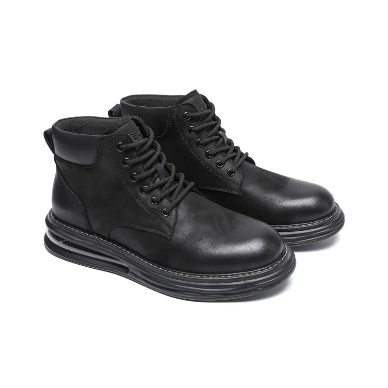 TRUMPPIPE Ankle Boots Men's Black-3