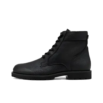 Ecco Ankle Length Martin Boot Men's Black
