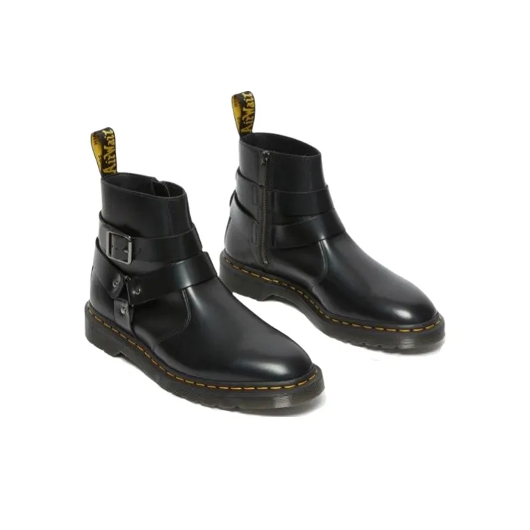 Dr.Martens Jaimes Leather Harness Chelsea Boots 'Black'-2